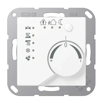 Controler de temperatură ambientală, gamă A, alb mat zăpadă. A 2178 WWM