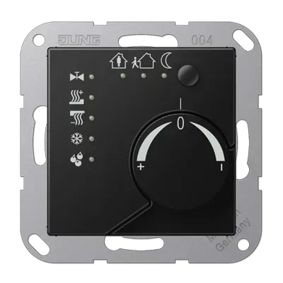Controler de temperatură ambientală, gamă A, negru grafit mat. A 2178 SWM