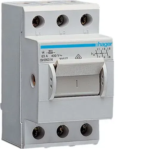 Intrerupator general 3P 63A Hager