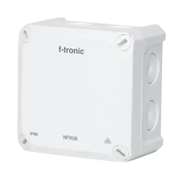 Doza aplicata de ramificatie alba F-tronic IP66 85x85mm