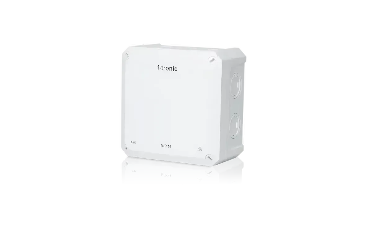 Doza aplicata de ramificatie alba F-tronic IP66 140x140mm