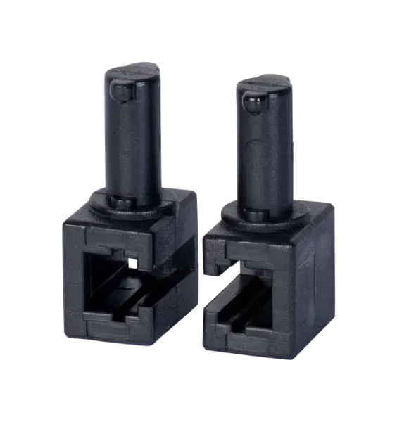 Set de 2 suporti bloc N / PE in tablouri F-tronic aplicate metalice 