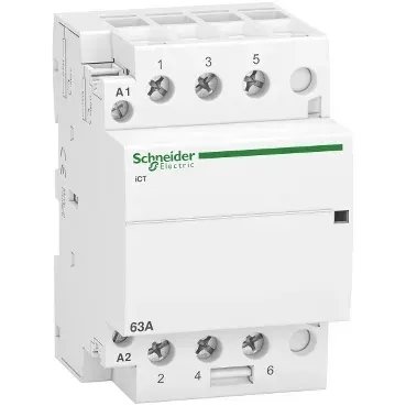 Contactor Schneider Electric iCT 63A 3NO 220/240V 60Hz A9C20663