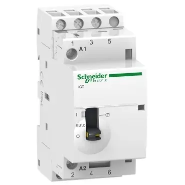 Contactor Schneider Electric  iCT 25A 3NO 220/240V 50Hz MO  A9C21833
