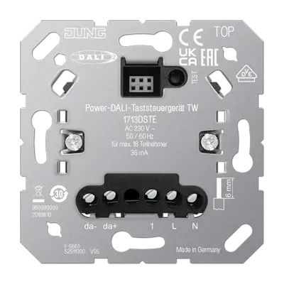 Controler buton de putere DALI TW, cu intrare satelit. 1713 DSTE
