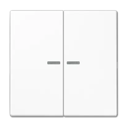Buton KNX RF cu 2 canale, durplastic antimicrobian, gama LS, alb. SPLS 1092 1STRF WW