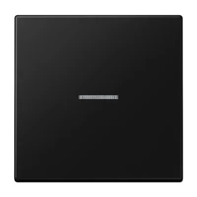 Buton KNX RF cu 1 canal, durplastic lăcuit, gama LS, negru mat (grafit). LS 1091 1ST RF SWM