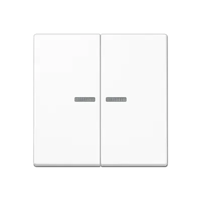 Buton RF KNX 2-gang, termoplastic, gama A, alb. A 1092 1ST RF BF WW