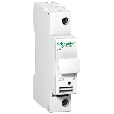 Suport siguranta STI, 1-pol, până la 25A, pentru siguranta de 10,3x38 mm. A9N15636