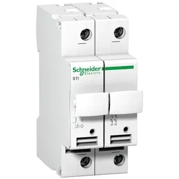  Suport siguranta STI, 2-pol, până la 25A, pentru siguranta de 10,3x38 mm. A9N15651
