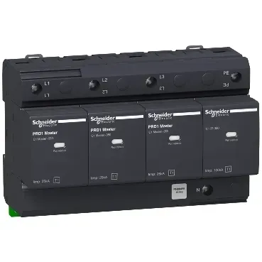 Descărcător de supratensiune de tip TYP1 PRD1 Master 3P+N, Uc 350V.  16363