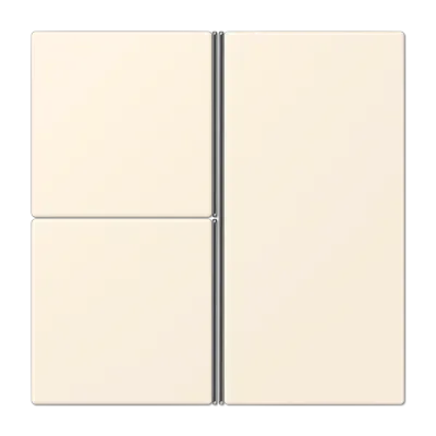  Kit capac 3-gang, F40, gamă LS, blanc ivoire (4320B). LC 403 TSA 245