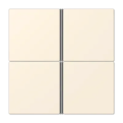  Kit capac 4-gang, F40, gamă LS, blanc ivoire (4320B) . LC 404 TSA 245