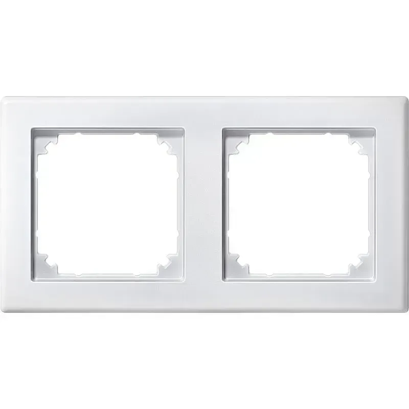 Rama dubla Merten M-Smart alb-polar mat