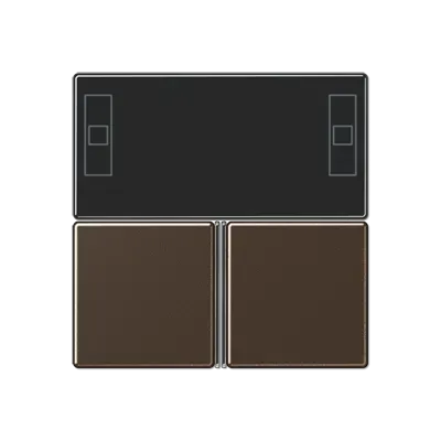  Kit capac 3-gang, controler cameră f40, gamă A, mocha. A 4093 TSA MO