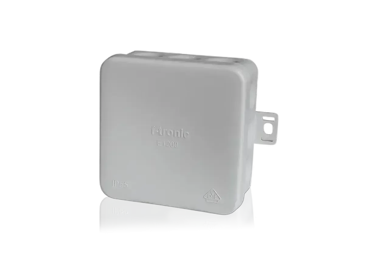 Doza aplicata de  ramificatie gri cu membrana 80x80mm  IP55 F-tronic