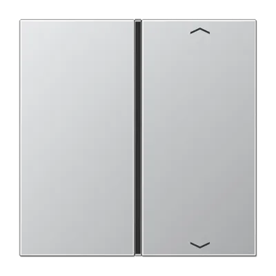 Capac 1-gang, cu simboluri săgeți, F40, gama LS, aluminiu. AL 2401 TSAP