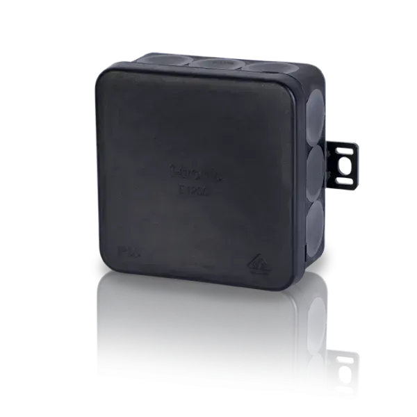 Doza aplicata de  ramificatie neagra cu membrana 80x80mm  IP55 F-tronic
