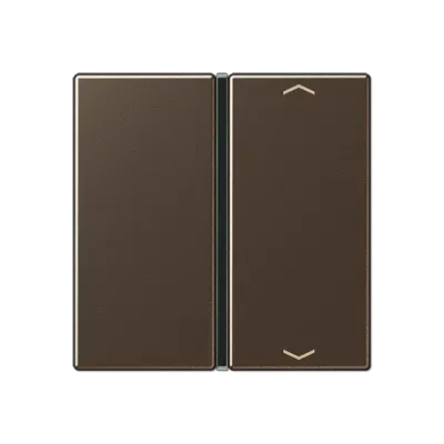 Capac pentru 1-gang, cu simboluri săgeată, F40, gamă A, culoare aluminiu. A 401 TSAP AL