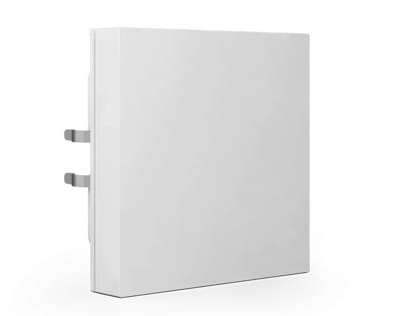 Push-button Lite 55 Basic alb-pur-lucios cu un buton