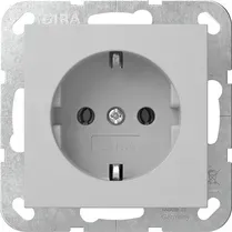 Priză Gira-SCHUKO 16 A 250 V.  Cleme cu șurub, gri mat. 4180015