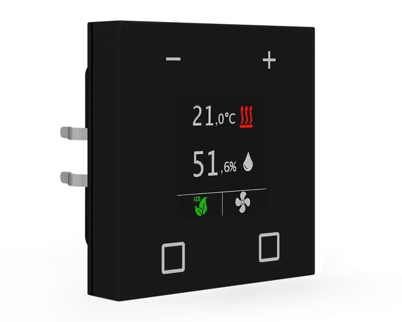 Termostat Smart 55 cu controller negru-mat