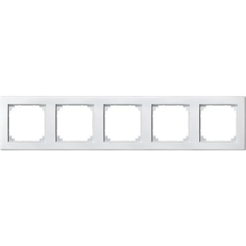Rama 5 module Merten M-Smart alb-polar mat