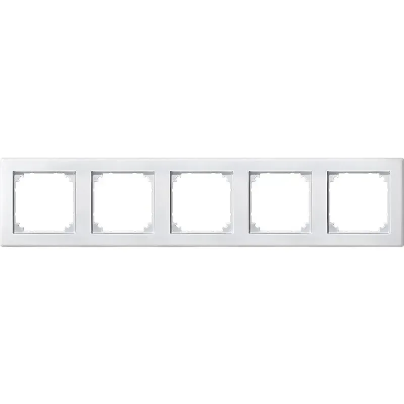 Rama 5 module Merten M-Smart alb-polar 