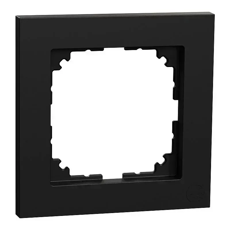 Rama simpla Merten M-Pure Negru Mat