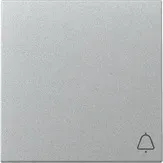 Capac intrerupator Gira cu simbol, aluminiu. 328626
