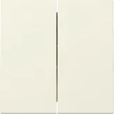 Capac intrerupator Gira duble, crem-alb lucios. 329501
