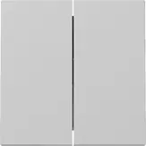 Capac intrerupator Gira duble, gri mat. 3295015
