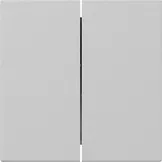 Capac intrerupator Gira duble, gri mat. 3495015