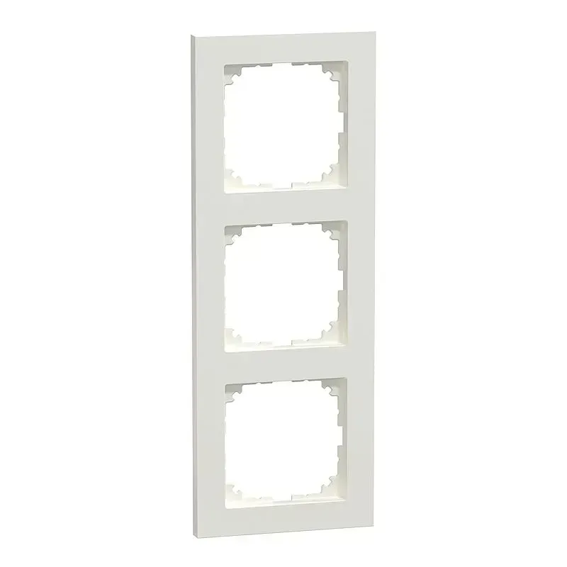 Rama tripla M-Pure alb-polar lucios