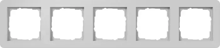 Rama 5 module Gira E1 sistem 55 gri mat 0215154