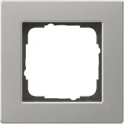 Rama simpla Gira E2 sistem 55 otel inoxidabil 021133