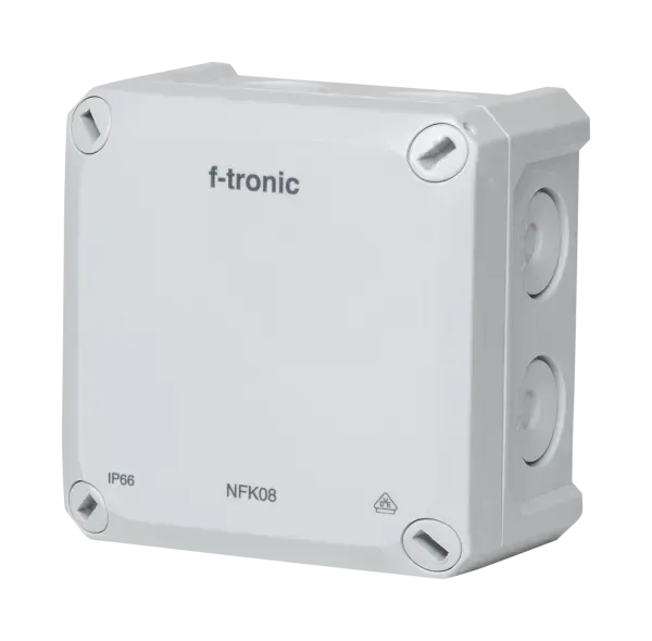 Doza aplicata de ramificatie gri F-tronic IP66 85x85mm