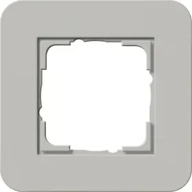 Rama simpla Gira E3, gri Soft-Touch 0211422