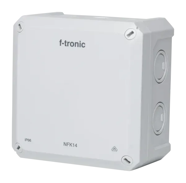 Doza aplicata de ramificatie gri F-tronic IP66 140x140mm