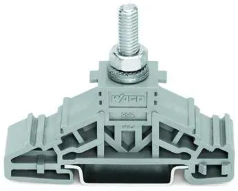 Terminal cu surub pt.sina de montaj 35x15 si 35x7,5 1 surub M6 885-106
