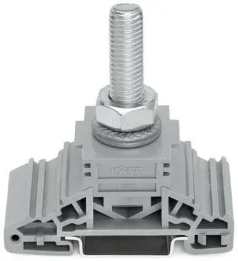 Terminal cu surub 120mm2 gri pt.sina de montaj 35x15 si 35x7,5 surub M10 885-110