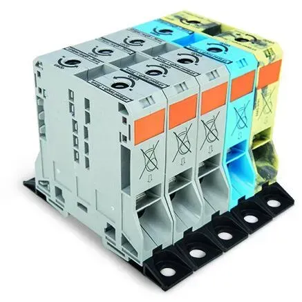 Set trifazic multicolor cu terminale de inalta tensiune de 95mm2 cu flanse de fixare  cupru 285-188
