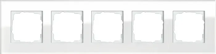 Rama 5 module Gira Esprit sticla alba 021512