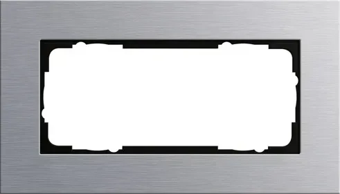 Rama dubla fara separatie Gira Esprit aluminiu (eloxat)  100117