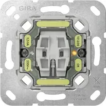 Intrerupator on/off 10A cu LED status portocaliu Gira fara cleme de fixare 382200