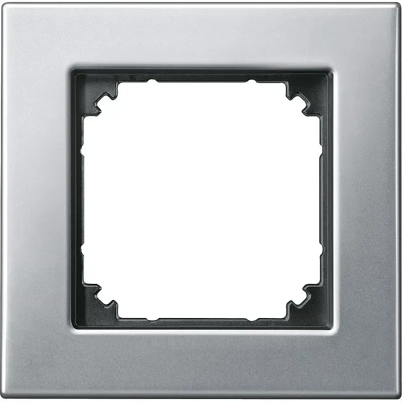 Rama simpla Merten M-Plan din metal Argintiu-platina