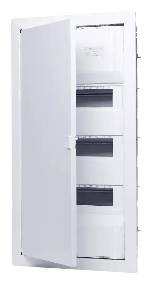 Tablou electric incastrat 36M F-tronic - cleme N/PE cu suruburi - zidarie