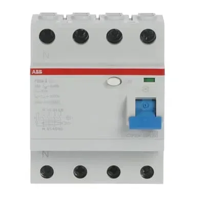 Protectie diferentiala RCCB ABB 4P 25A 30mA Tip A F204 A-25/0.03 U