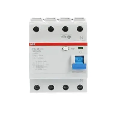 Protectie diferentiala RCCB ABB 4P 100A  1000mA Tip A  F204 A S-100/1