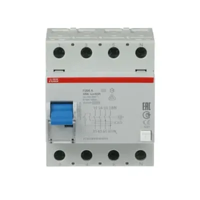 Protectie diferentiala RCCB ABB 4P 125A 500mA Tip A F204A-125/0.5L